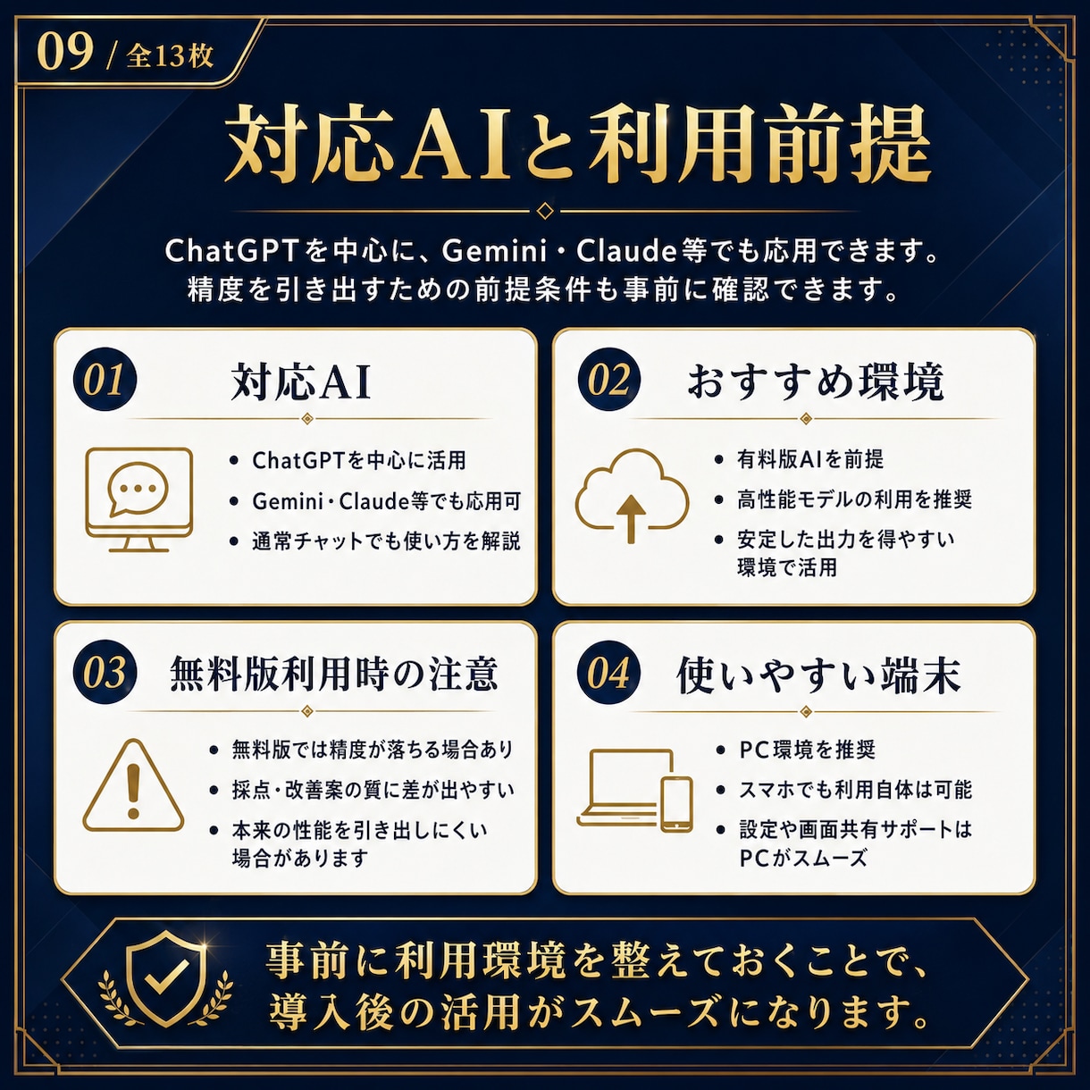 アドセンス審査記事の添削AIプロンプトを提供します 400サイト以上の合格支援ロジックを自分のAIに搭載できる！ イメージ9