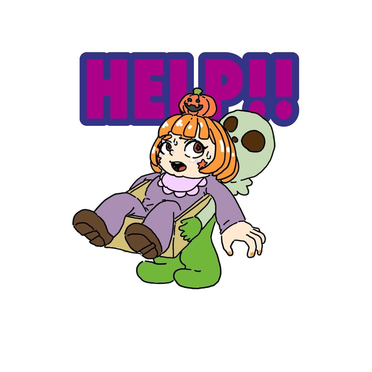 ポップでかわいいイラスト作成します SNSアイコンやLINEスタンプ、スマホケースなどに！ イメージ1