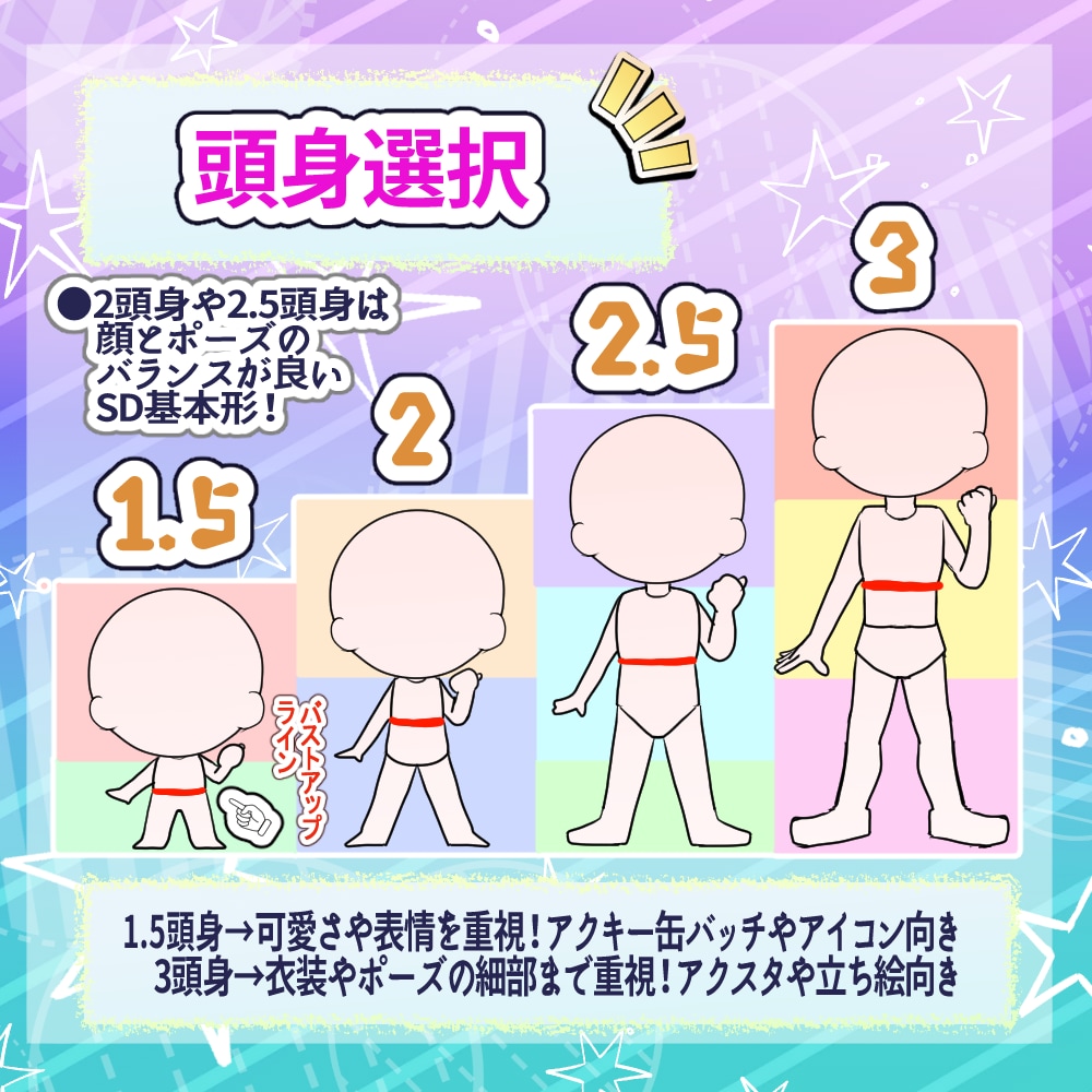 可愛いミニキャライラスト描きます 複数人割引有！商用利用OKの可愛いデフォルメミニキャラ！！ イメージ2