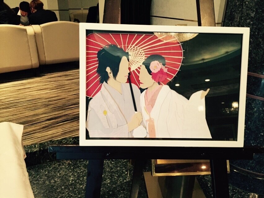 思い出に残る結婚式のウェルカムボードをお作りします 折り紙、画用紙メインで作るのでお式後でも処分に困りません。 イメージ4