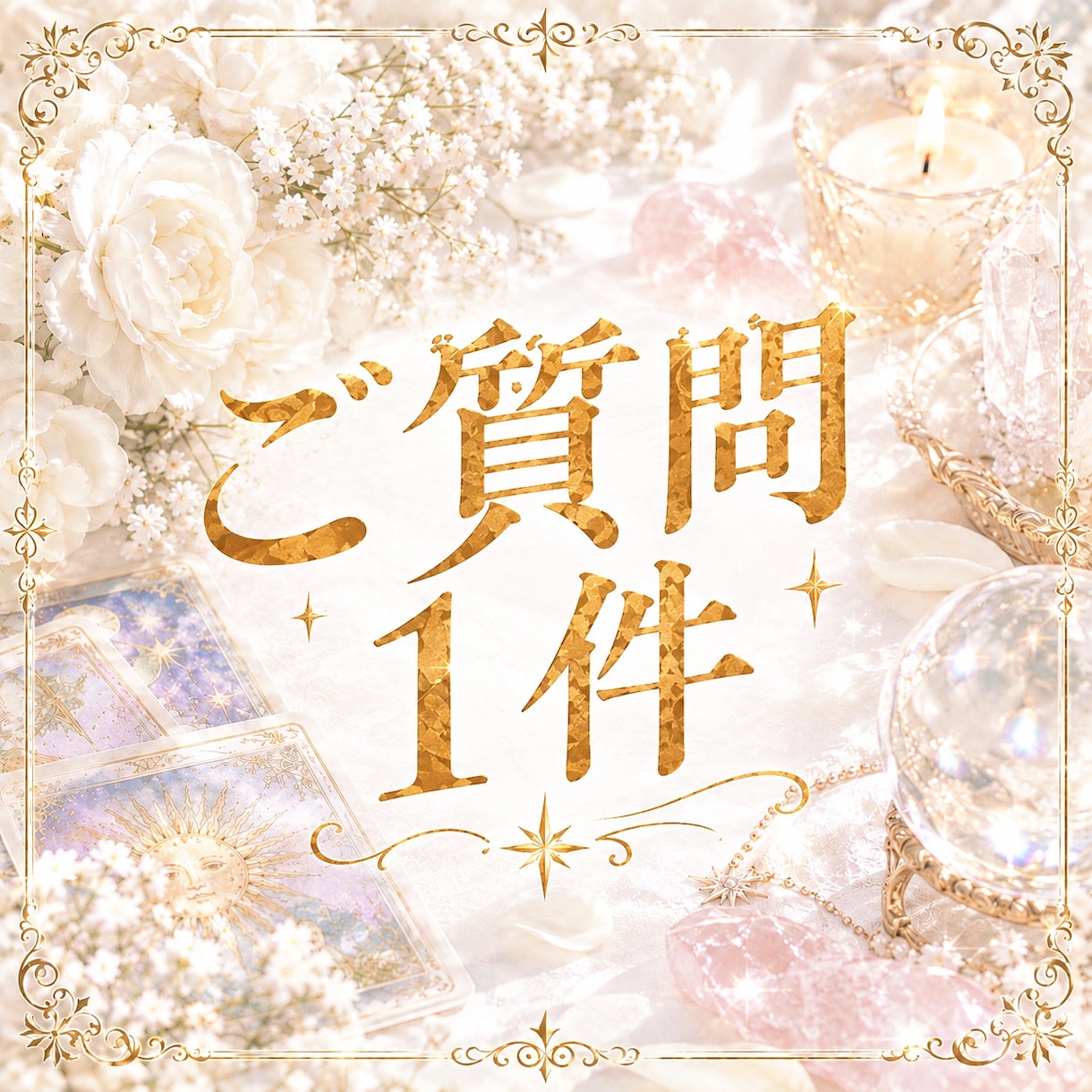 ご質問1件霊視×タロットで丁寧に深く見ます 人生全般／恋愛／お仕事／人間関係など イメージ1