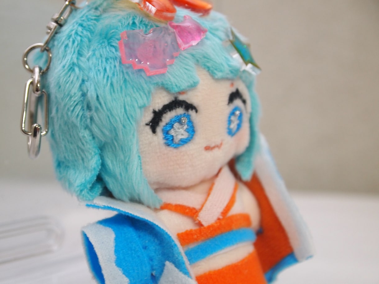 オリジナルぬいぐるみキーホルダー作ります お顔は刺繍！図案もオーダーメイドです！ イメージ3