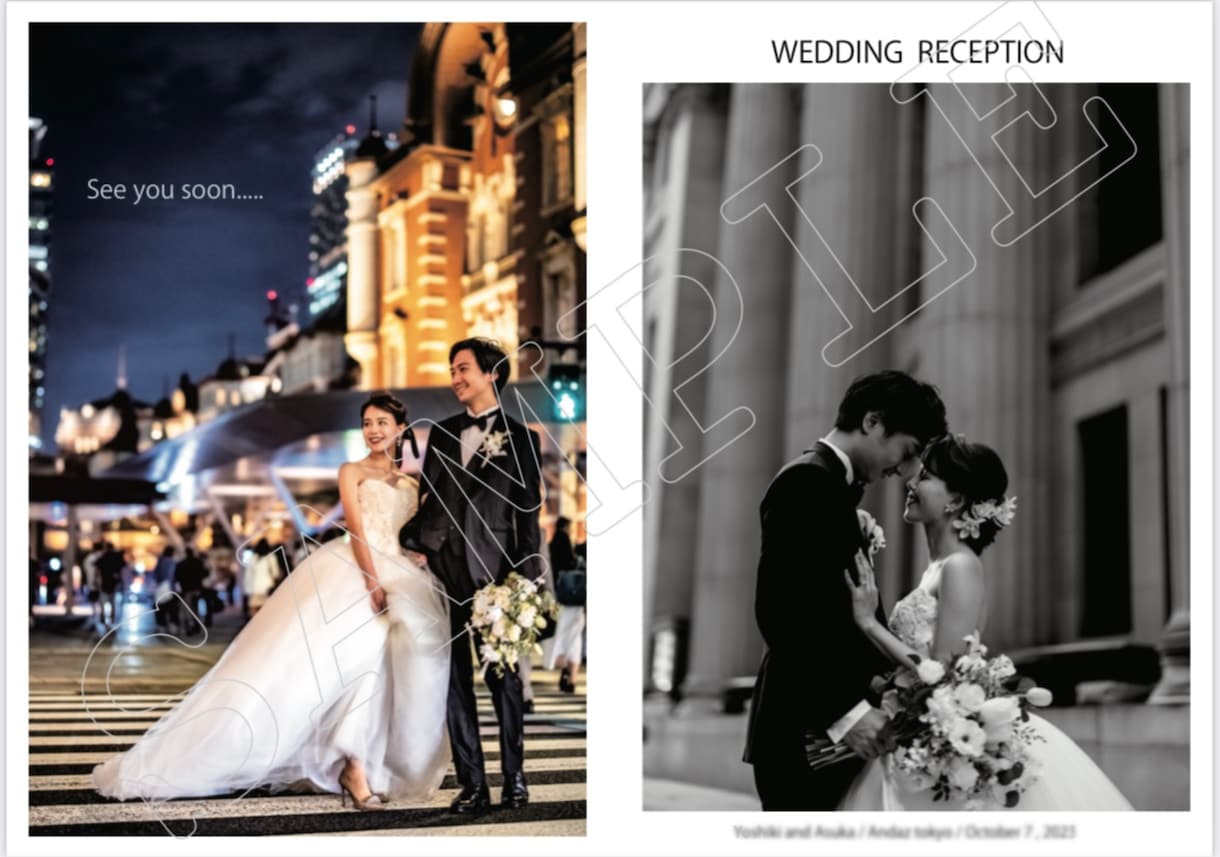 結婚式プロフィールブック作成します 【テンプレート対応】ウェディングアイテムで特別な1日に彩りを イメージ1