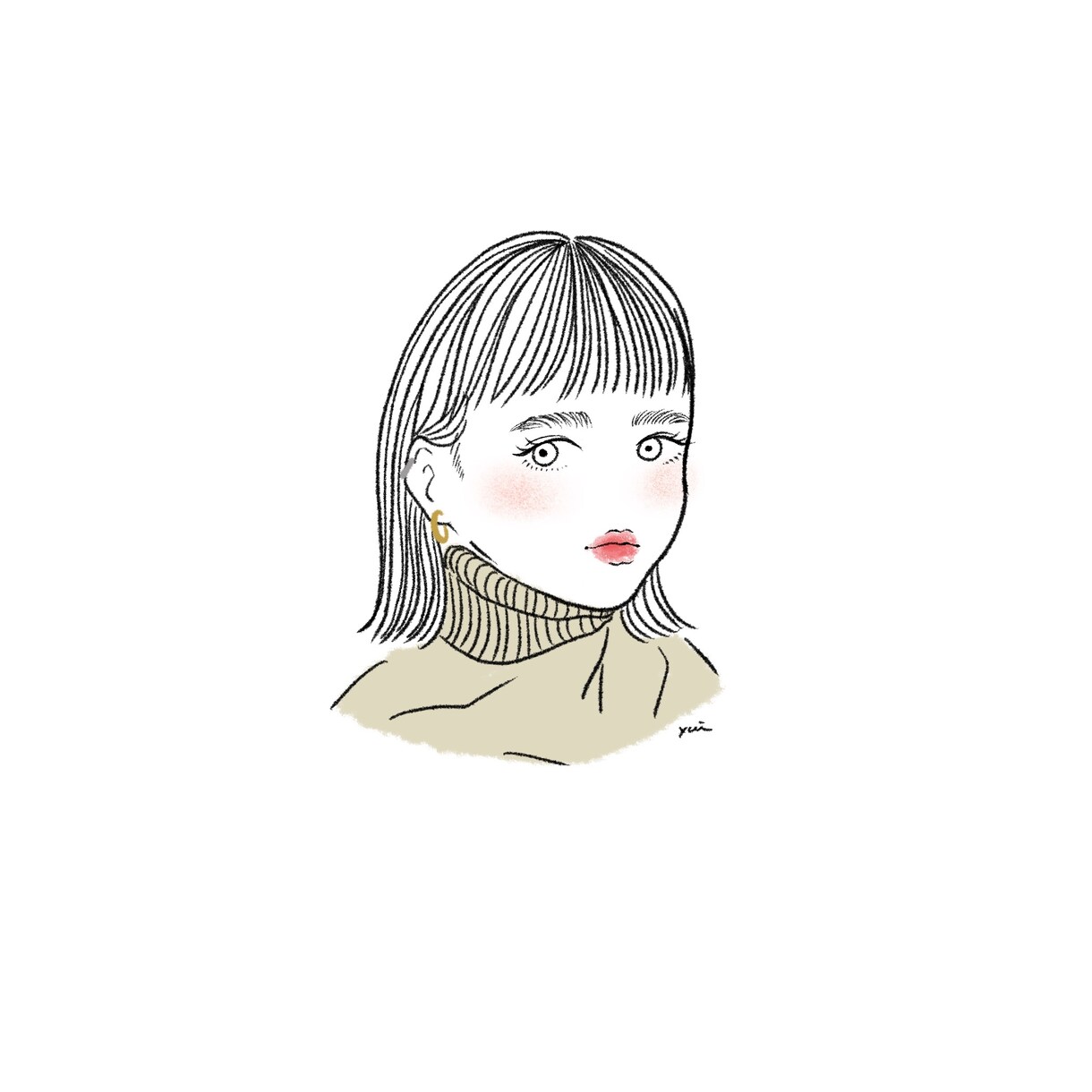 シンプルでオシャレなイラスト描きます 似顔絵、ウェルカムボード、アイコンにもどうぞ♪ イメージ2