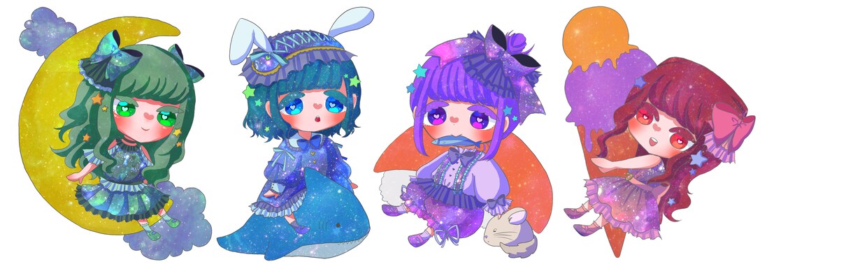 ゆめかわなイラストお届けします SNSアイコンなどにいかがですか？ イメージ3