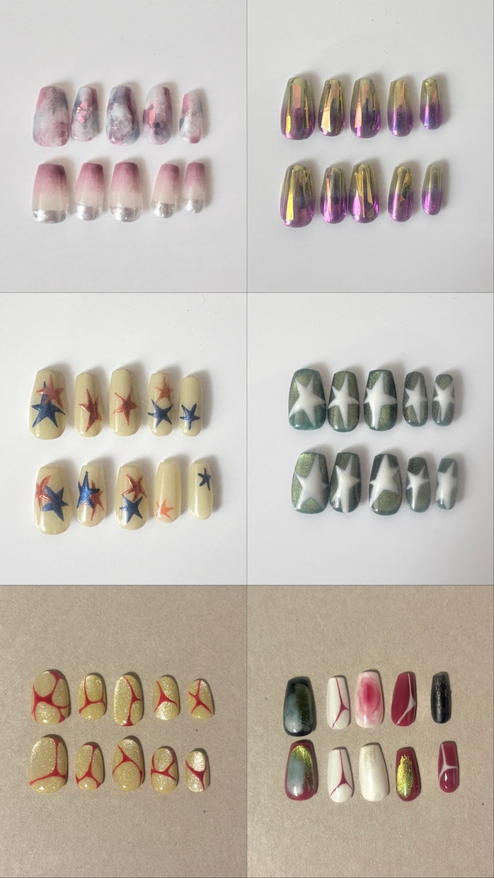 オーダーメイドでぴったりのネイルチップ作成します オーダーメイドネイルチップをお作りします!選択可! イメージ1