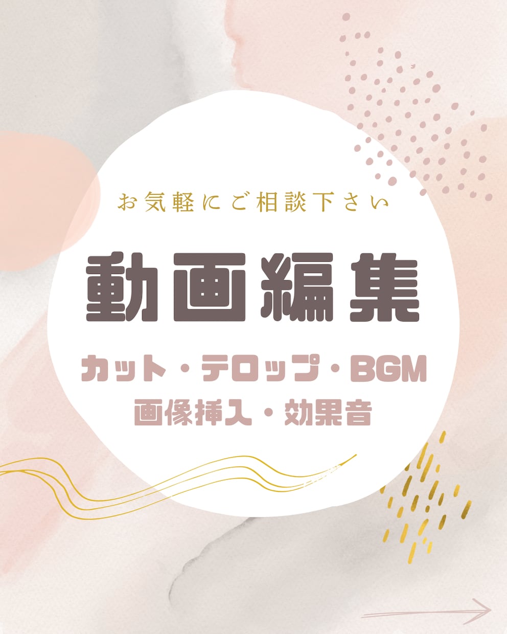 動画編集させて頂きます 丁寧な対応を心がけています！おしゃれな動画編集させて下さい イメージ1
