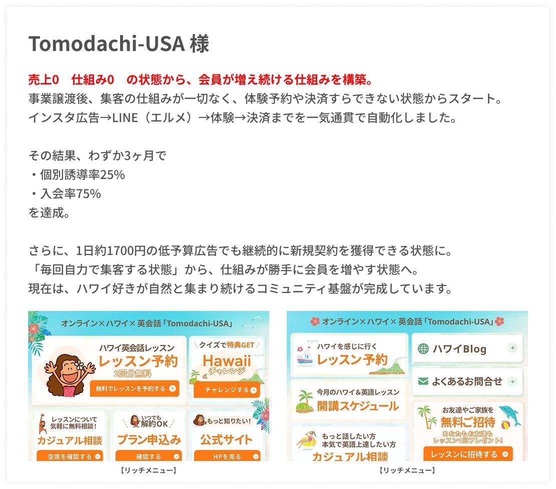 Lステップ/エルメ構築・運用代行します 全国上位30社認定コンサルが売上の仕組みをつくります イメージ5