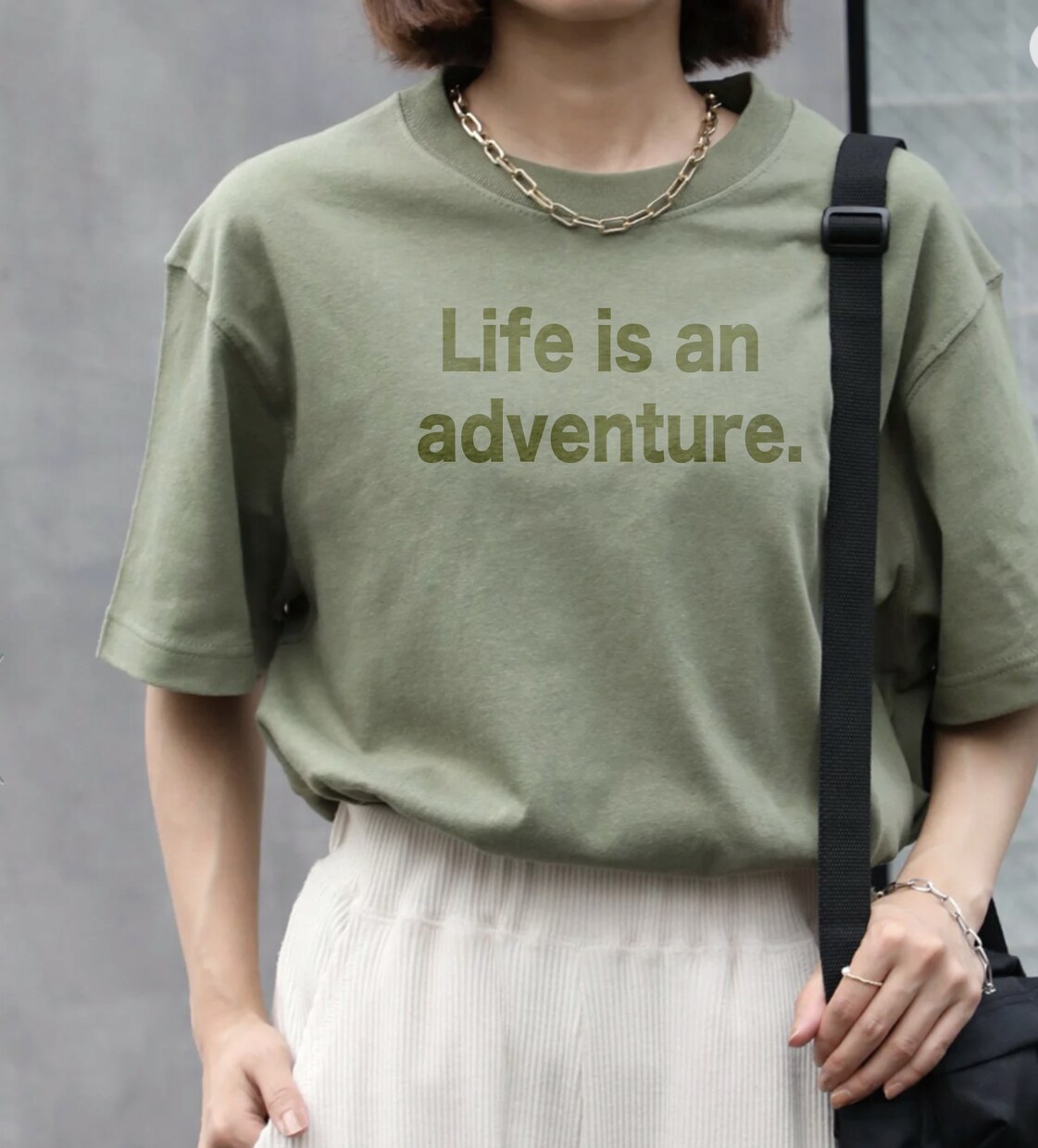好きな英語の言葉をTシャツデザインします シンプルだからこそバランス大事！アパレル歴２２年のデザイナー イメージ5