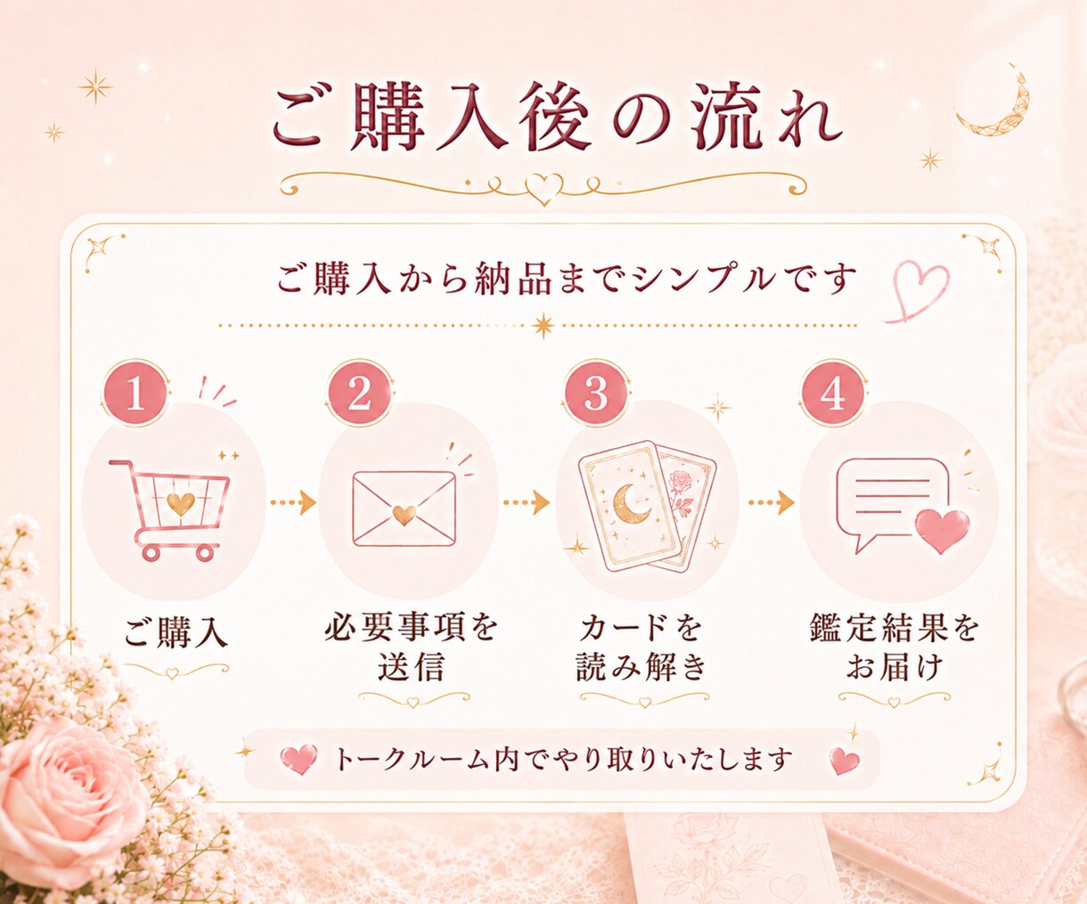 限定価格｜恋のお悩みを1つ　タロットで読みます 今知りたい相手の気持ち・片思い・復縁を24時間以内に回答 イメージ7