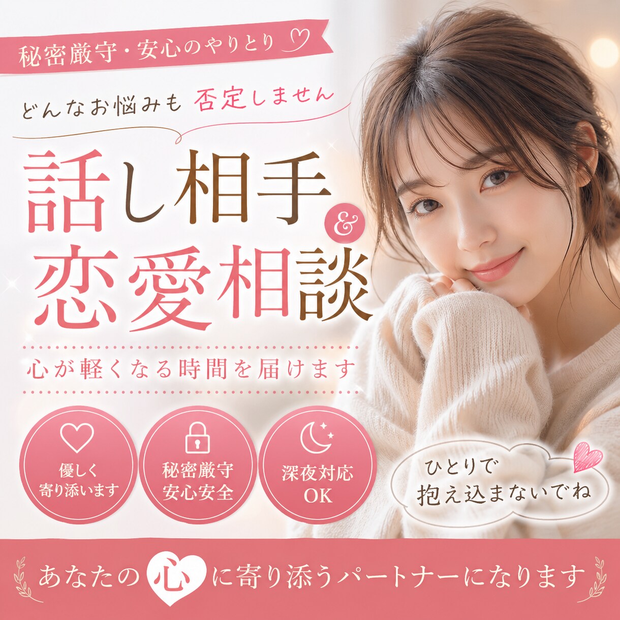 復縁・片想い・不安、何でもお聞きします 『今』を踏ん張るあなたに寄り添います。 イメージ1
