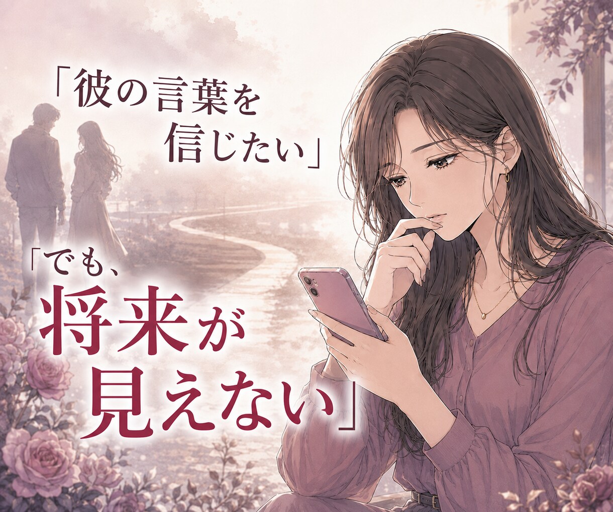 女性限定｜誰にも話せない恋愛事情をお聞きします 複雑な関係も否定せず、男性目線を交えて一緒に整理します イメージ4