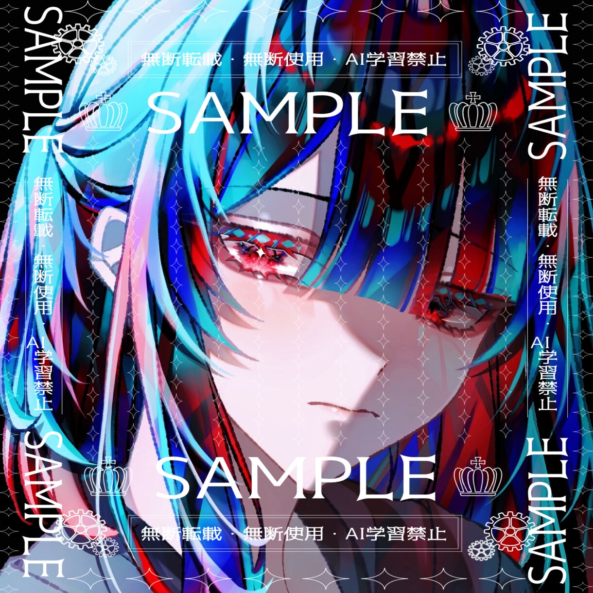 何度でも修正◎!キラキラで目立つアイコンを描きます カラフルでお好みのアイコンをオーダーメイドします☺︎ イメージ4