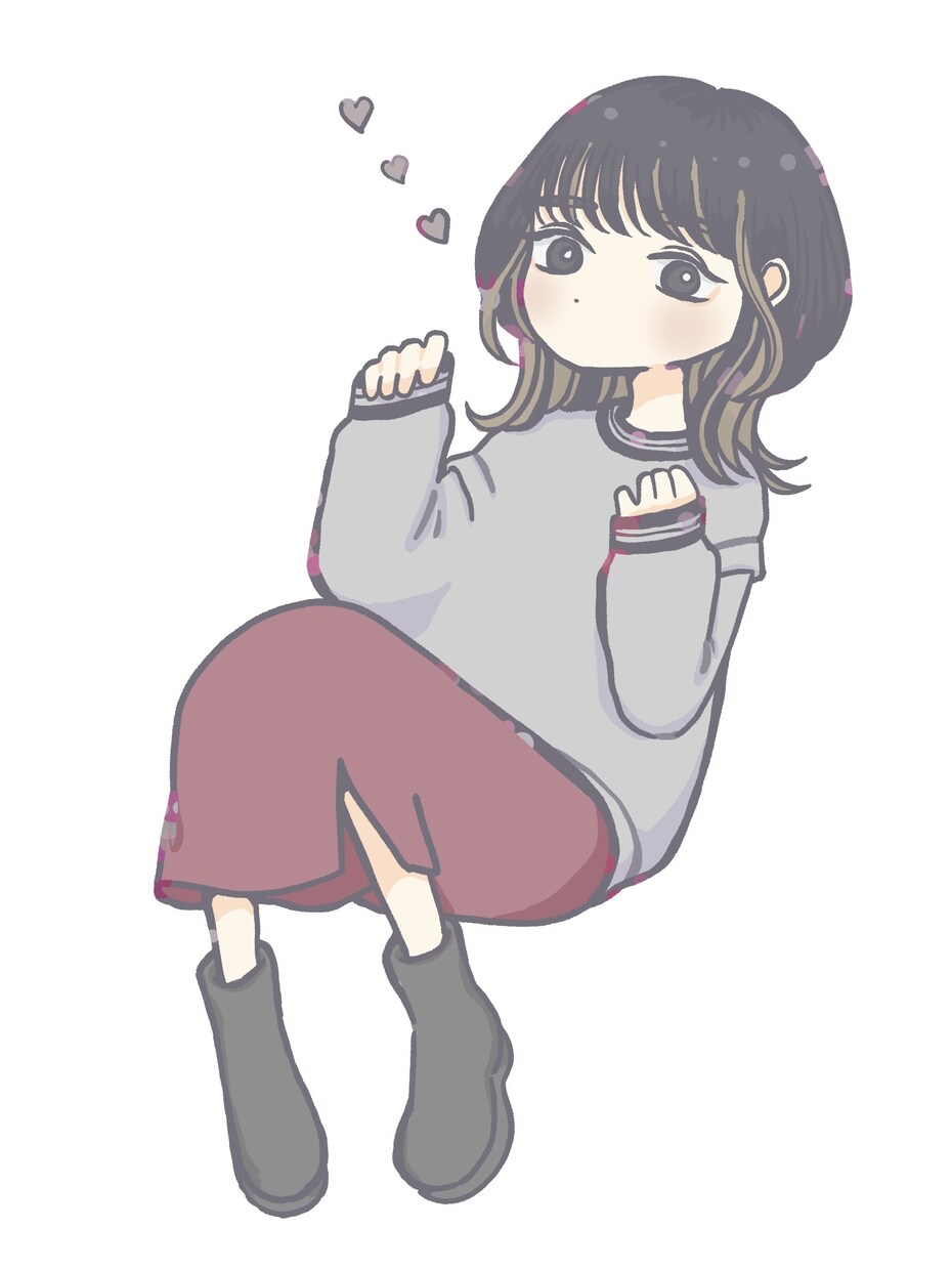 全身イラストを描きます ポップでゆるく淡いイラストを描きます！ イメージ6