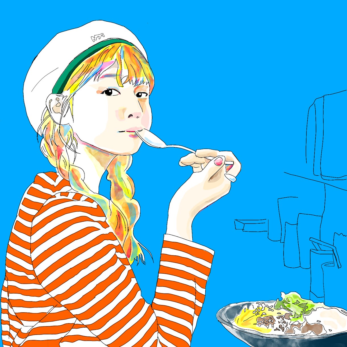 流行りのエモいイラストを描きます 商用で使えるお客様のご希望に沿った作品を納品させて頂きます イメージ2