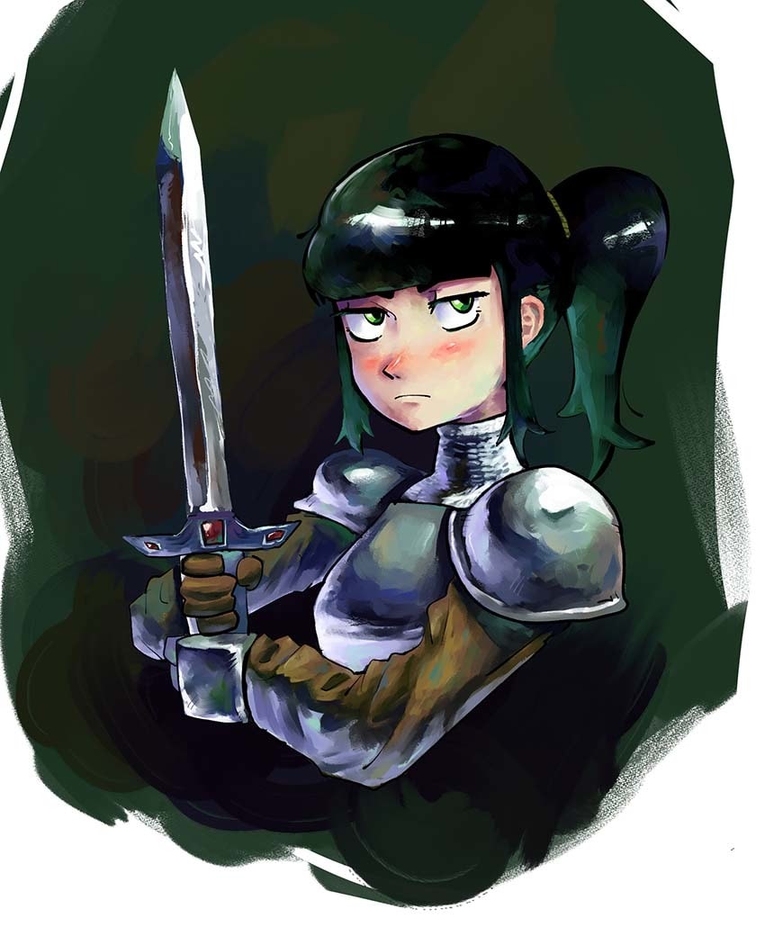 厚塗り風一枚絵・立ち絵描きます モンスターや人物の一枚絵を、厚塗りイラストでお届け。 イメージ1