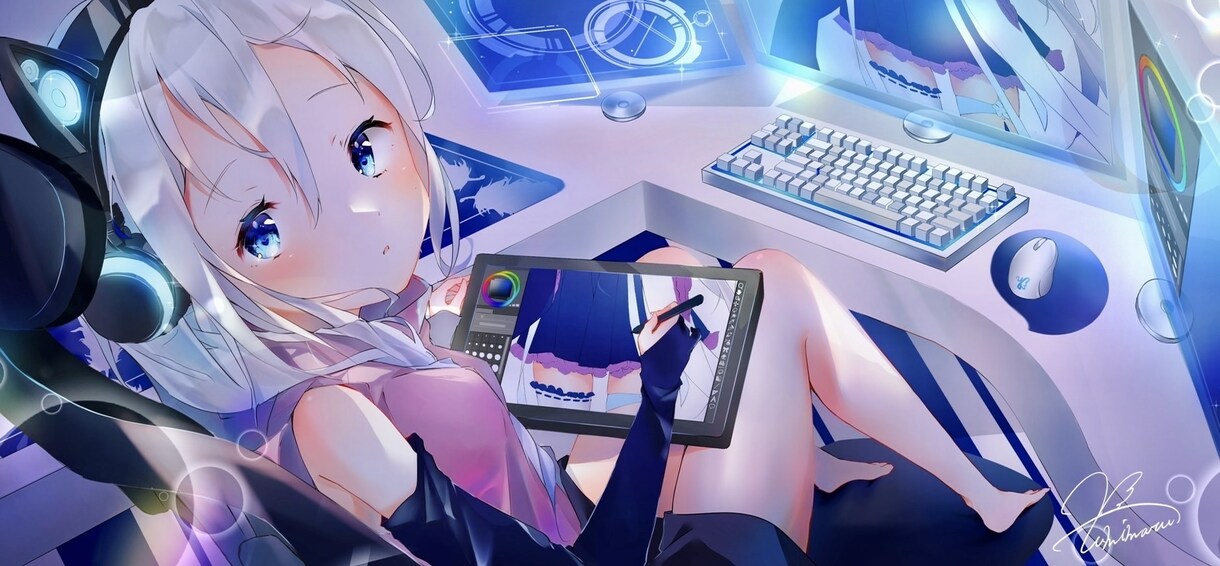 企業・個人様歓迎 ハイクオリティーな一枚絵描きます 学生イラストレーター　理想の一枚絵描きます！ イメージ5