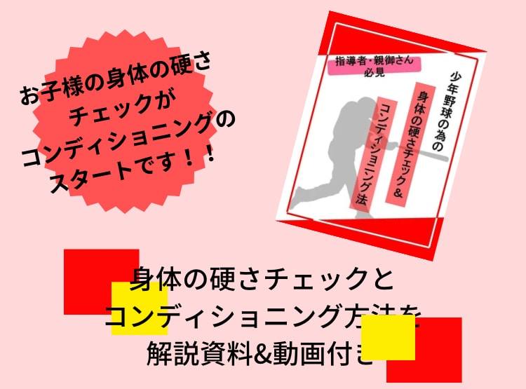 野球のパフォーマンスアップのケア方法を教えます どんなに上手くても身体の柔軟さがないと故障のもと イメージ3