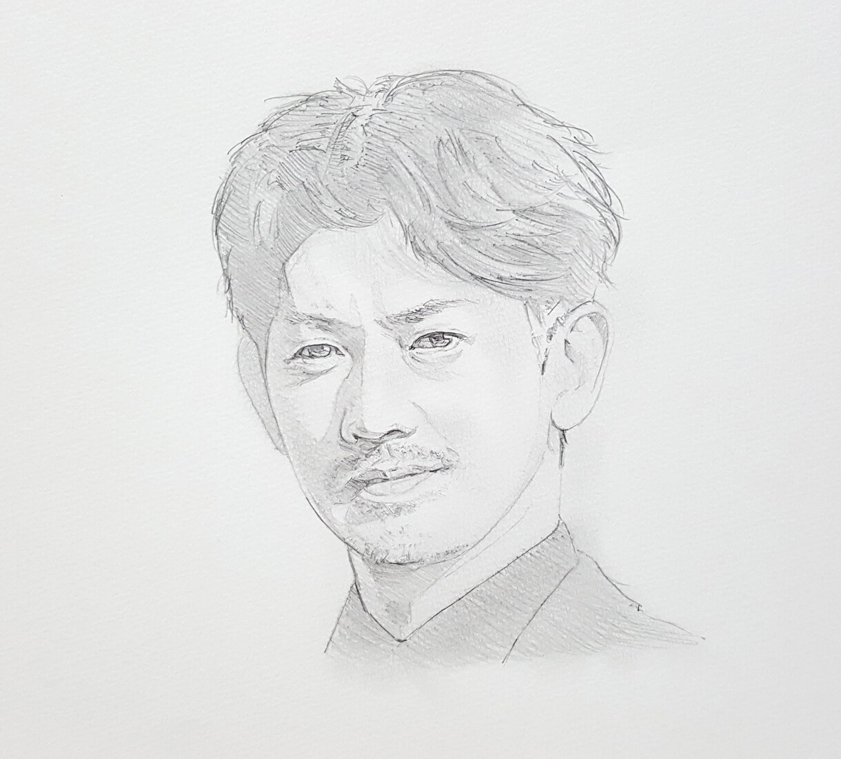 強く印象に残る！似顔絵を作成します 写真とは違うけれど、不思議と引き込まれる作品をご提供します☆ イメージ4