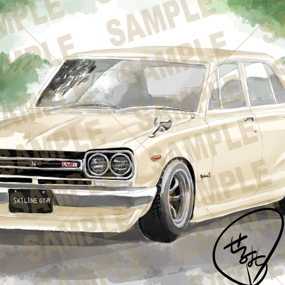 車のイラスト、アイコンイラストお描きします 車好きだからホイールエアロにも拘ったイラスト提供できます！ イメージ6
