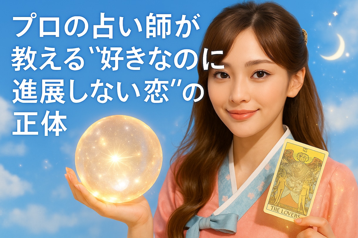プロの占い師が好きなのに進展しない恋の正体教えます 【なかなか進展しない恋…】それには理由があるかもしれません イメージ2