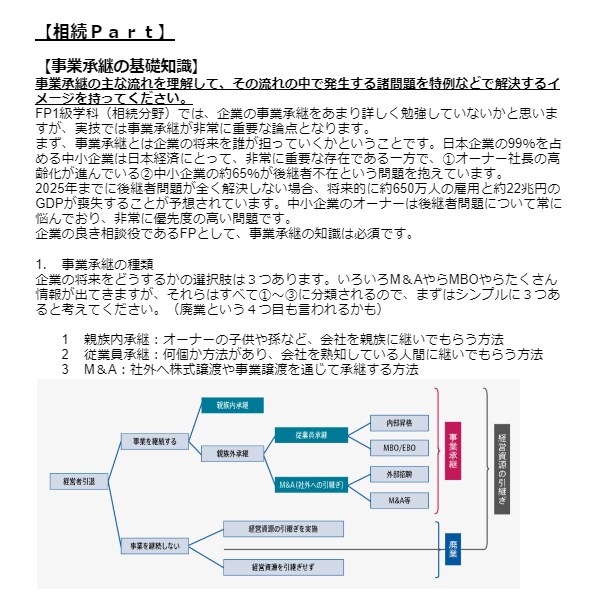 FP1級実技試験の効率合格テキスト販売しています 1発で合格したい方専用の面接対策エッセンスノート イメージ3
