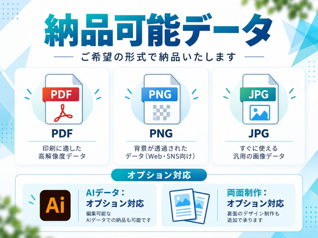 見やすく伝わるチラシを丁寧にデザインします 店舗・法人・サービスの販促物を目的に合わせて制作 イメージ6