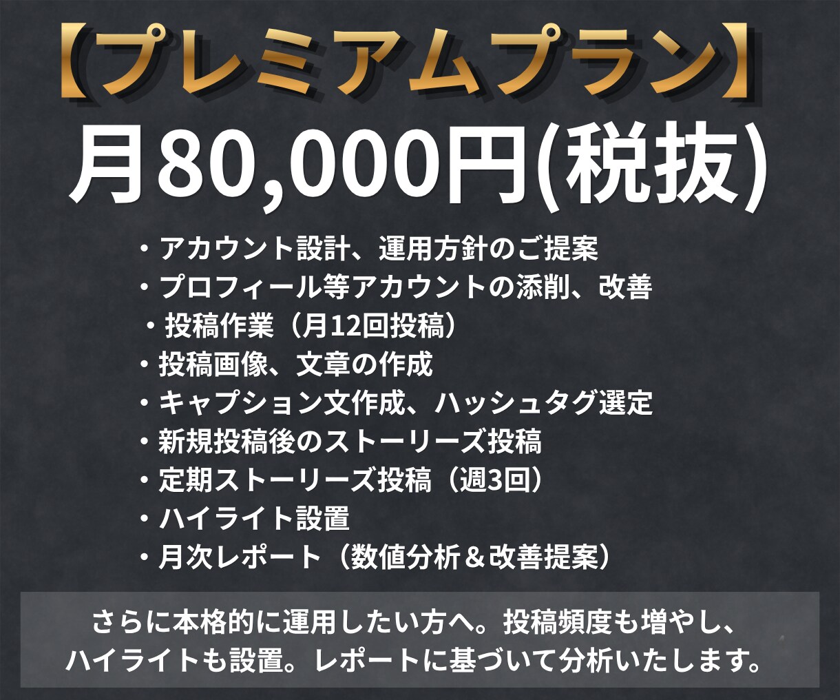Instagram運用代行いたします 投稿画像作成のみもOK！アカウント丸ごと運用もOK！ イメージ4