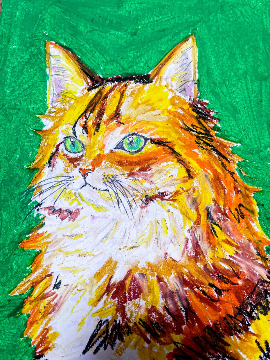 クレヨンで心に残る絵を描きます 世界にひとつだけの動物をクレヨンで残します イメージ6