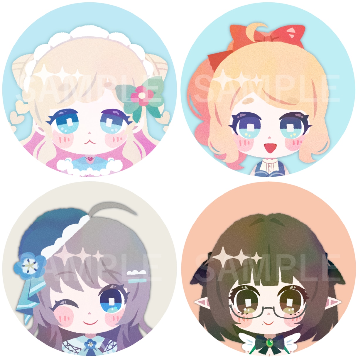 ほんわかキュートなアイコン作成します あなたの魅力、ぎゅっと可愛く表現します♡ イメージ5