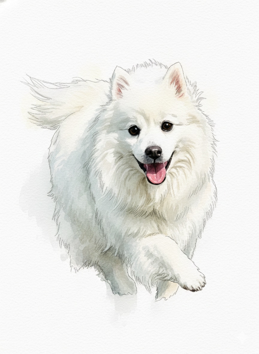 先着5名　高品質な水彩ペット似顔絵｜制作します 通常4千円が今だけ2千円！水彩の優しい質感で愛犬を描きます。 イメージ2
