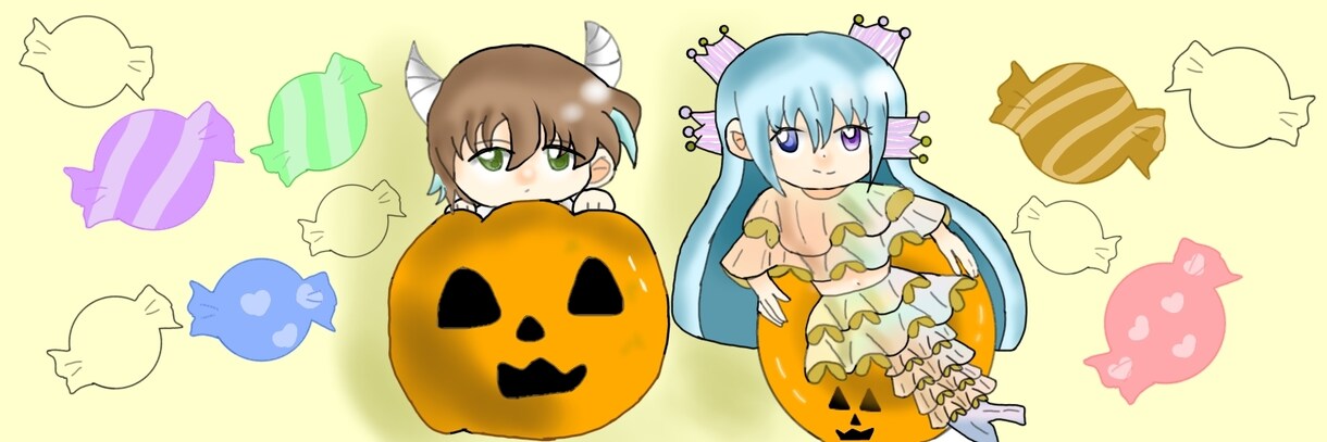 ミニキャラで可愛いイラスト描きます 男のキャラでも、女のキャラでも可ご自身でも可能です イメージ5