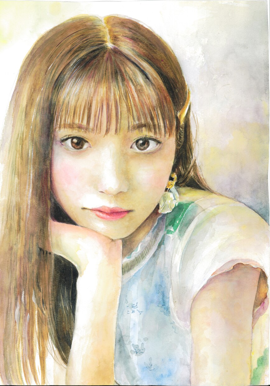 リアルで繊細✨美しい似顔絵を作成いたします 世界でたった一枚の似顔絵を作成します。大切な方のプレゼントに イメージ3