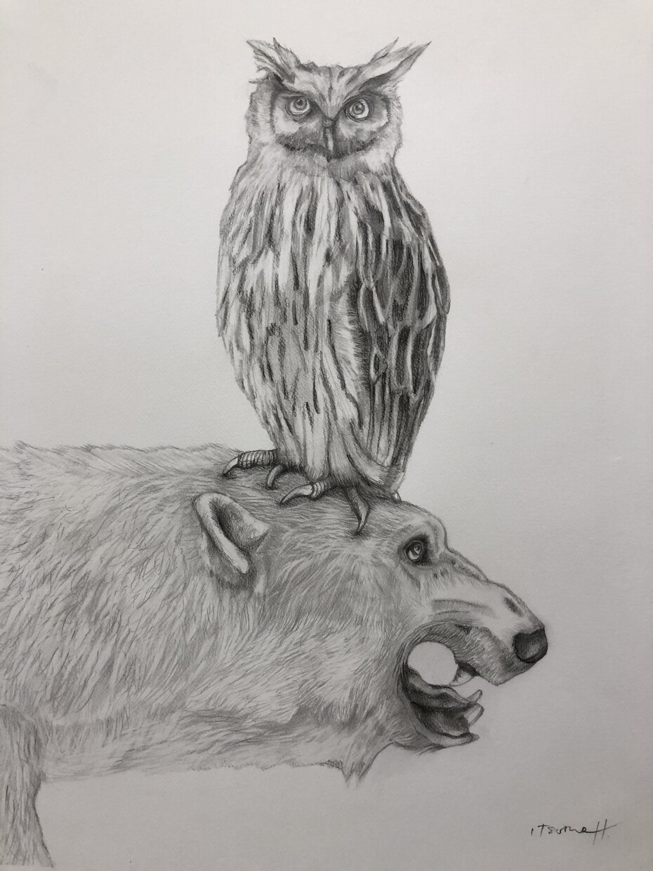 動物や人物画を描いています 愛するペットや人物画を印象的に描きます。 イメージ4