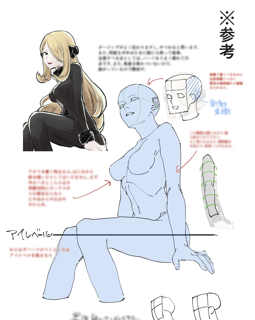 イラストの添削をします 説得力のある人体を描きたい方に イメージ2