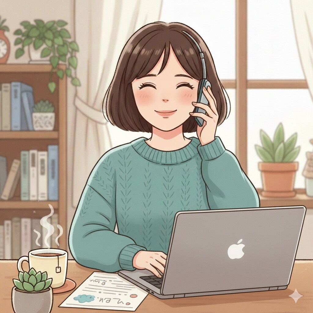 気持ちを整理したい方へ｜お話聞きます ただ話したい方へ｜雑談OK・アドバイスなしの30分おしゃべり イメージ1