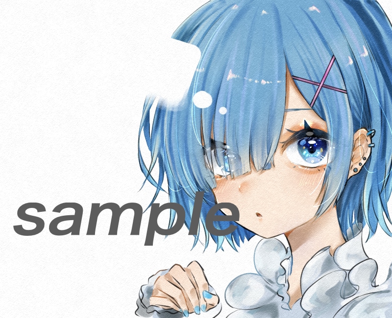 モノクロorカラーでSMS等のアイコンを制作します かっこいい〜かわいい女の子を描きます！ イメージ2