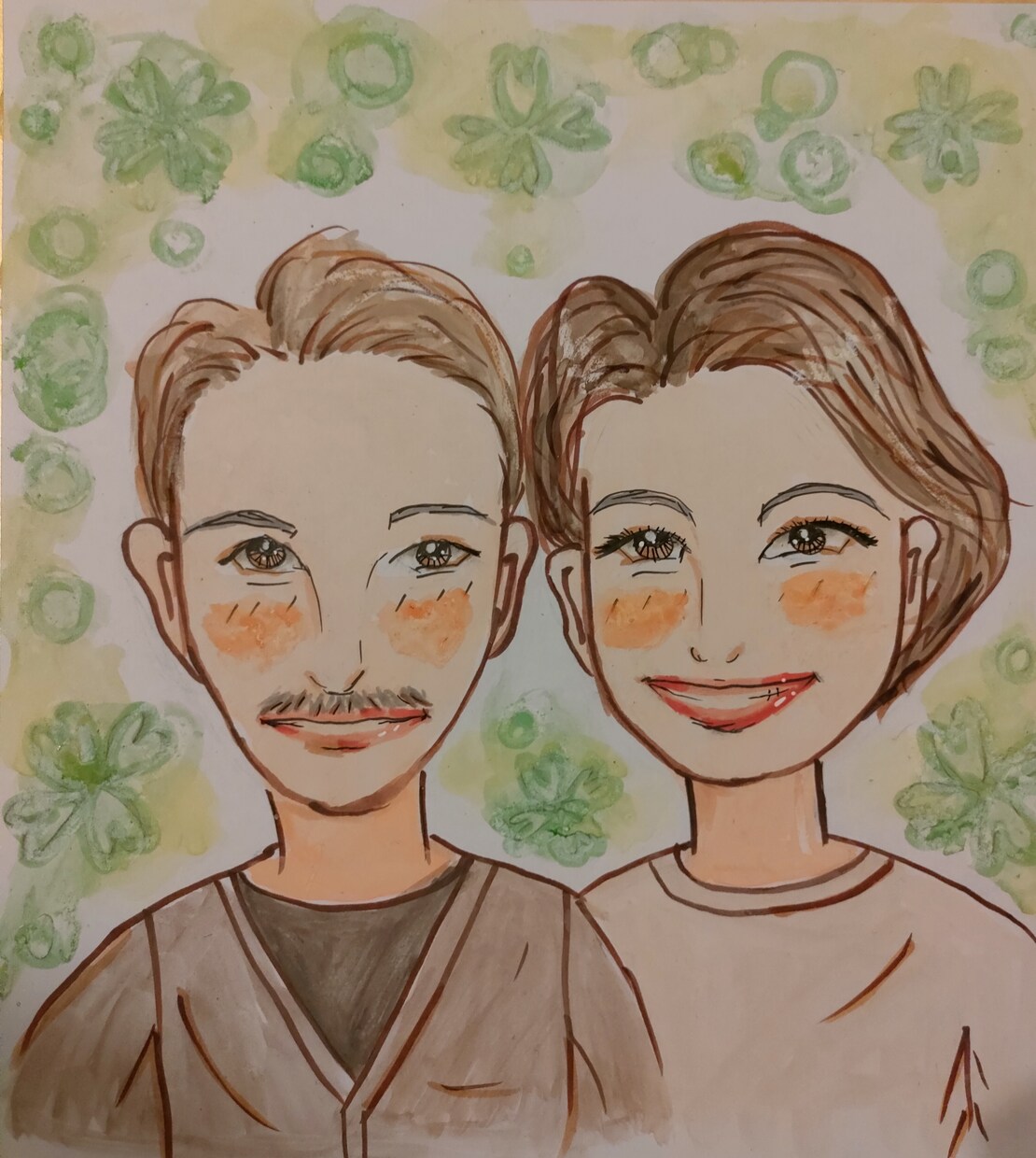 かわいい似顔絵かきます お友達、ご家族への記念日や誕生日プレゼントに！ イメージ5