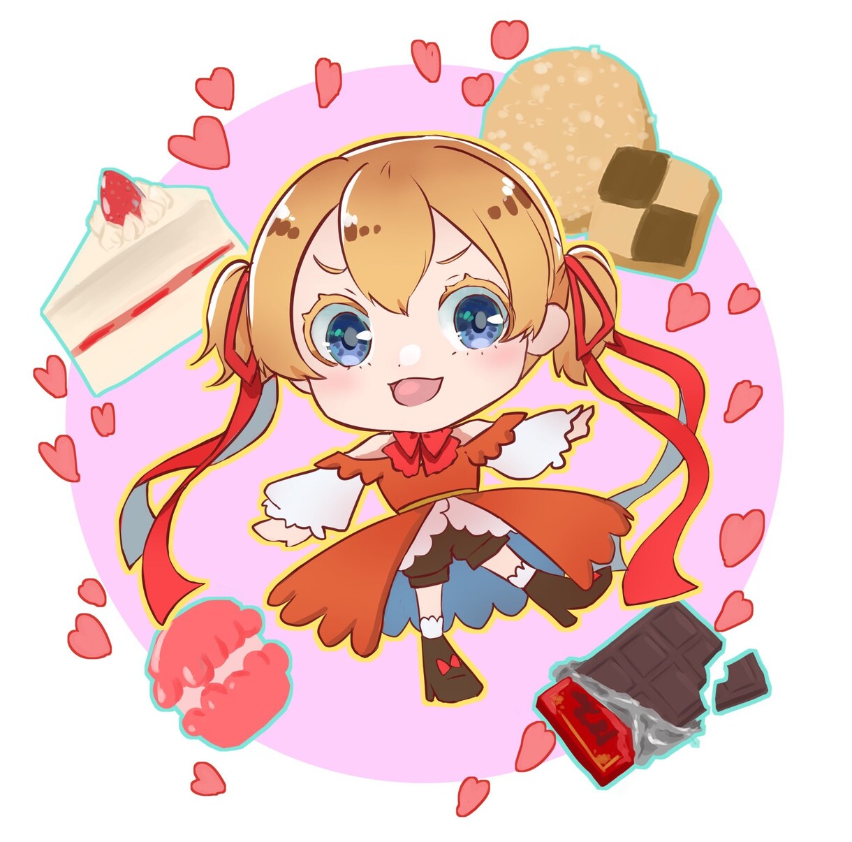 即納可能！可愛いデフォルメキャラ描きます グッズに最適な可愛らしいデフォルメイラストです？ イメージ1