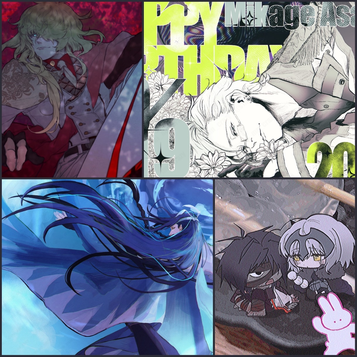 一枚絵/立ち絵/夢絵/デザイン なんでも描きます 線画とカッコイイ男性が得意です♪ イメージ1