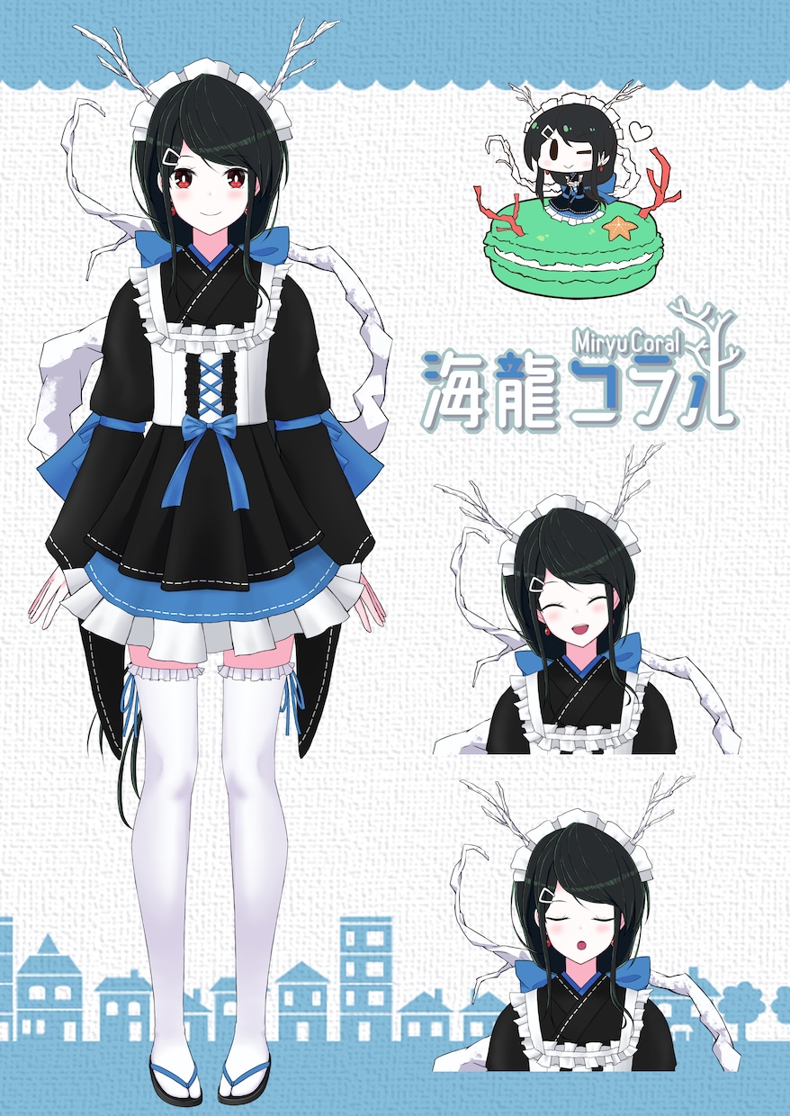 あなたにピッタリのLive２Dモデル作成します 登録1万7千人の4コマ漫画クリオネちゃんだいありー作者が制作 イメージ3