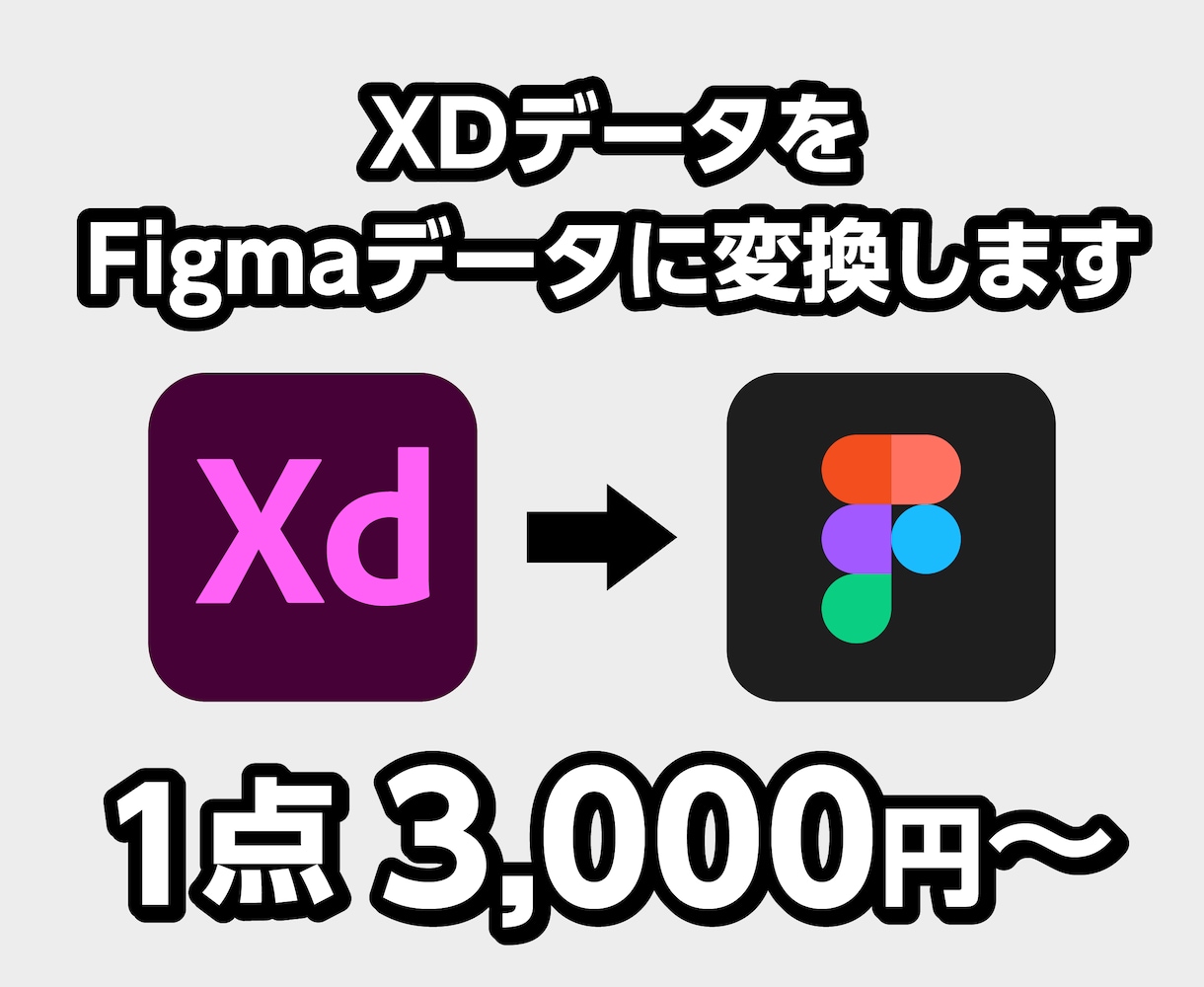 XDデータをFigmaデータに変換します Figma移行に困っている方、お任せください！ イメージ1