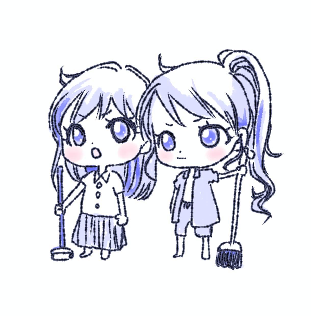 あなた様を【おチビ】キャラクターにします 赤ちゃんから大人まで【より可愛く♡格好良く⭐︎】描きます イメージ8