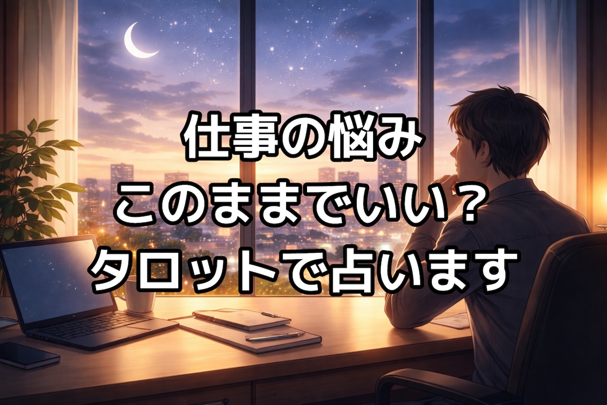 適職・転職・昇進、お仕事のお悩み占います 職場の人間関係から転職の決断まで、必要な仕事の答えを届けます イメージ1