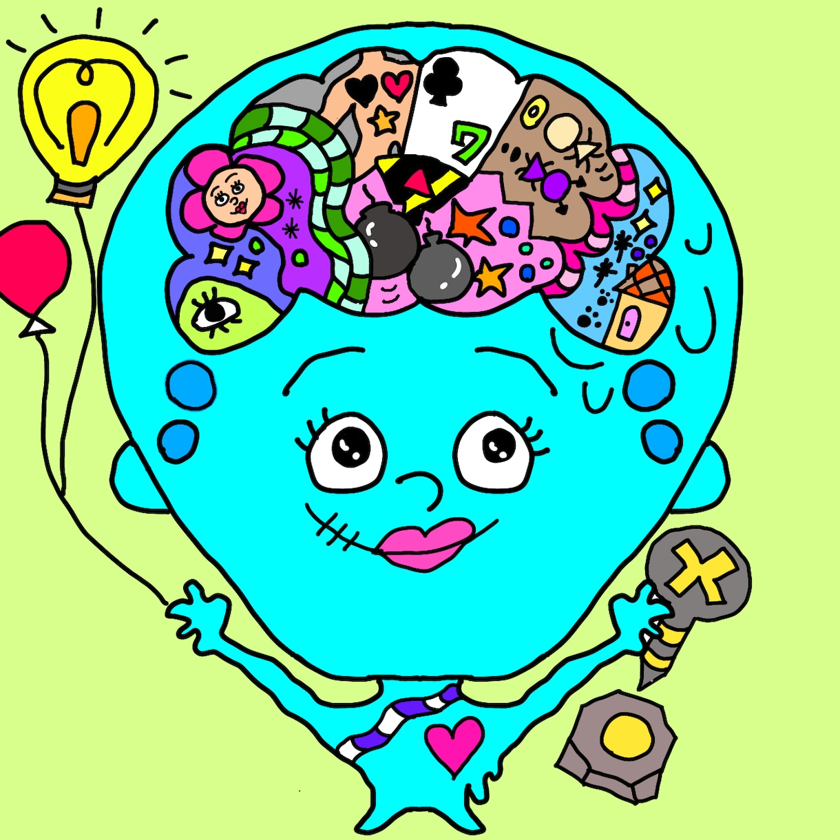 ポップでファンキーな絵になります 好きになっていただきたいファンキーな個性達 イメージ4