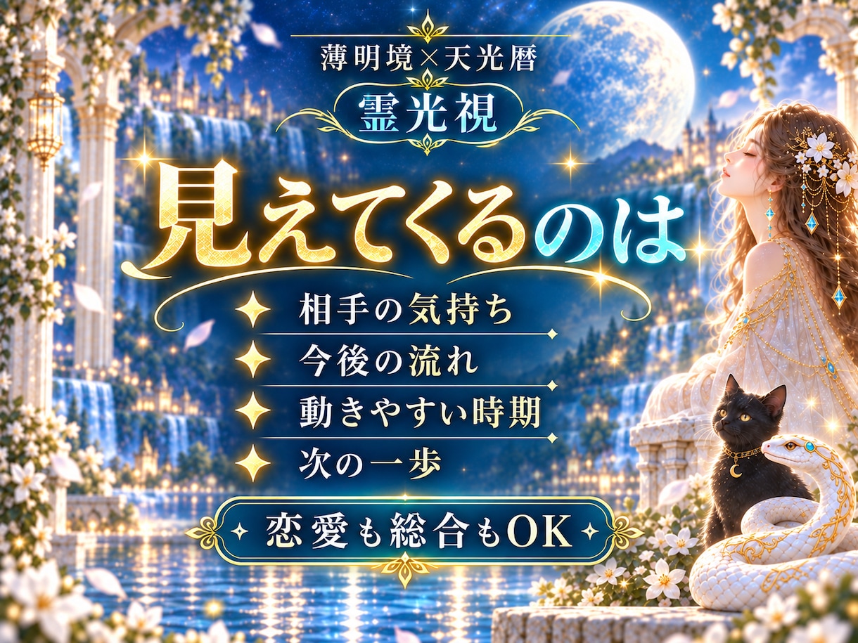 霊視で仕事・お金・人間関係・人生の流れを詠みます 仕事・お金・人間関係｜天光暦と霊視で人生の流れを詠みます。 イメージ3