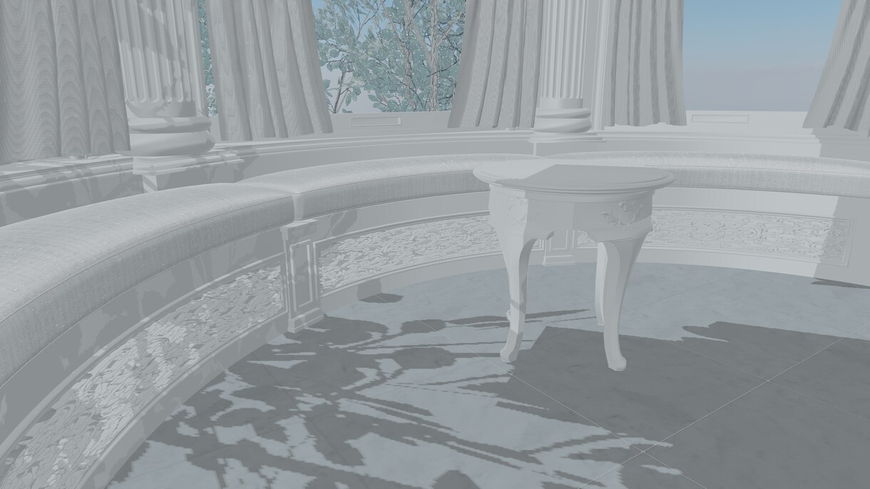 VRChat向け３Dスタジオ２面を制作します 【プロモデラー制作】VRChat向け二面背景スタジオ イメージ4