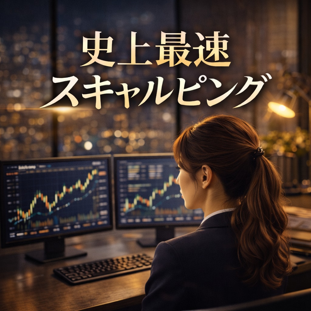 テクニカル無視！秒速スキャルピング手法伝授します ほぼ１分以内に完結。継続的に使える最強FXスキルが身につく イメージ1