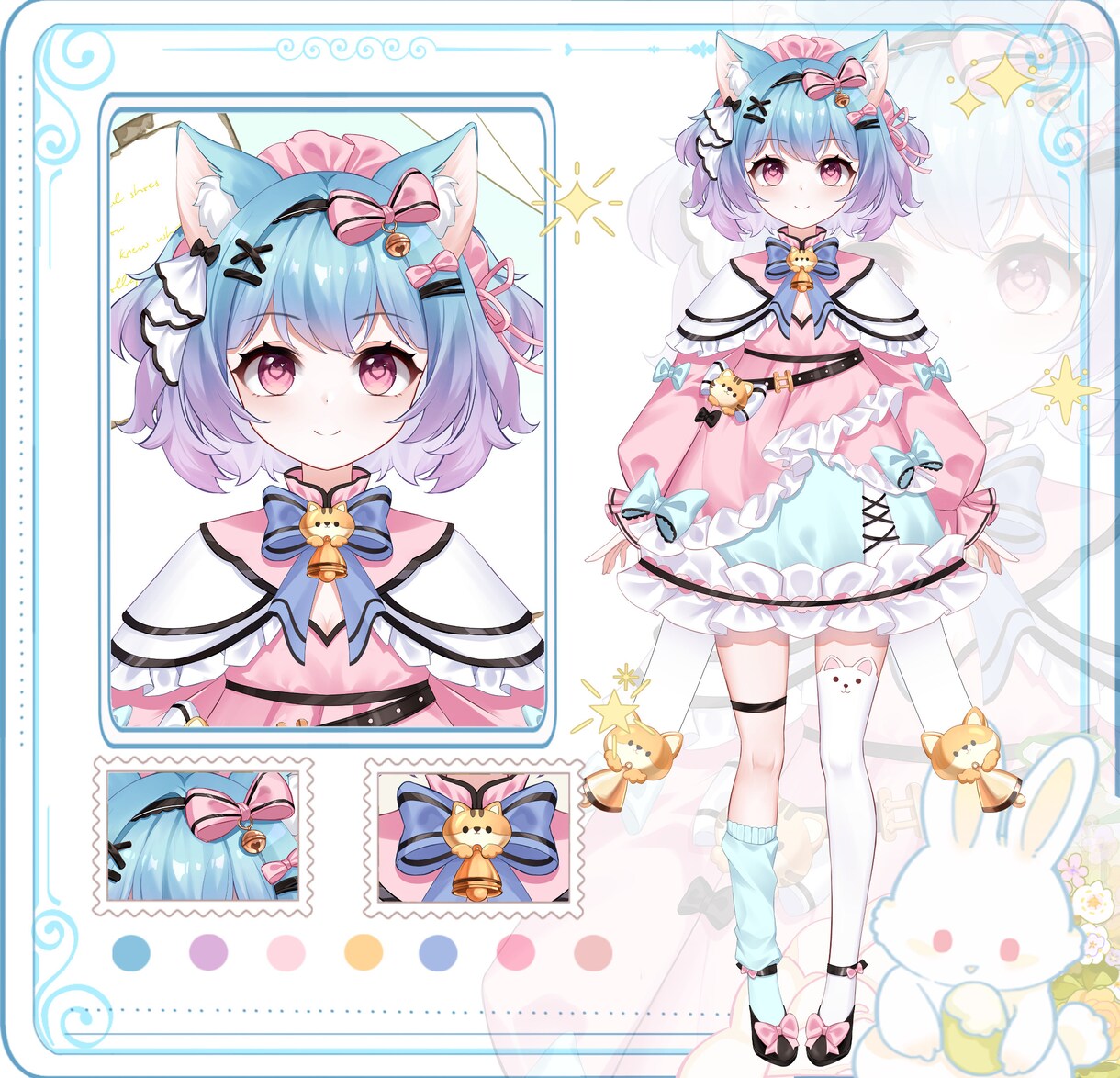 初心者向け！Vtuber高品質2Dモデリングします 修正無制限、あなたの理想のモデルをコミコミ価格で制作します！ イメージ6