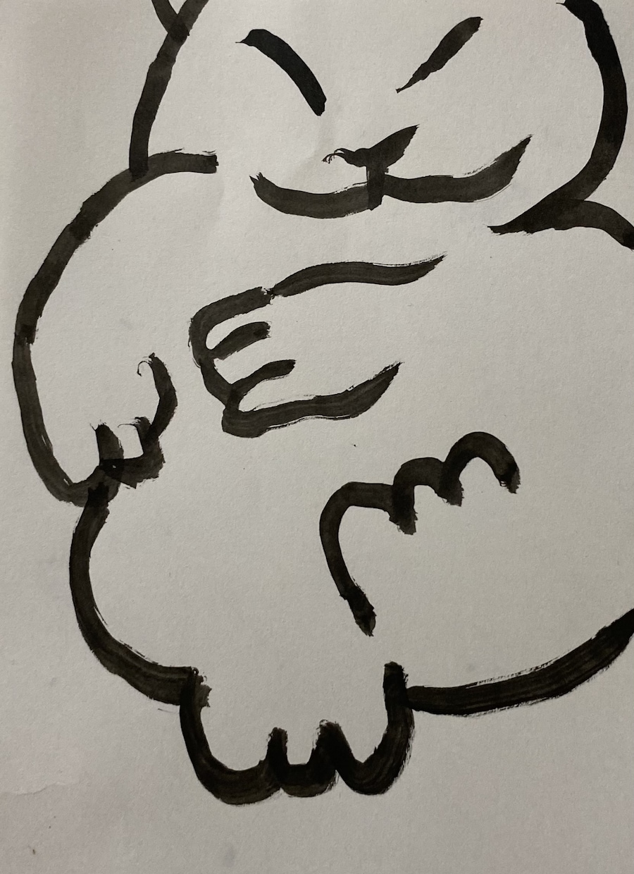 似顔絵、かわいい絵を描きます 作成はハガキまたは紙で作成します。 イメージ2
